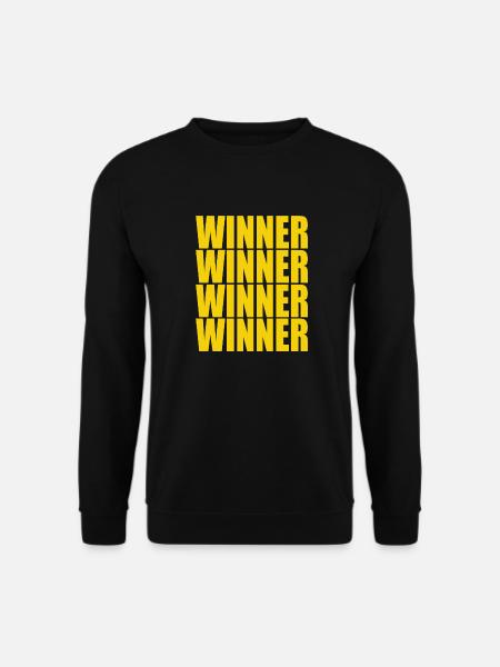 Meilleure vente winner winner winner - Sweat-shirt Unisexe - noir