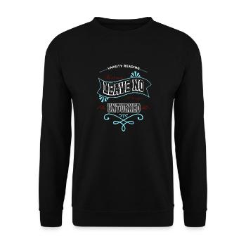 les lecteurs fréquents citent des livres de comptables et des chats - Sweat-shirt Unisexe - noir - Devant - Alina (178cm) & Michal (187cm)