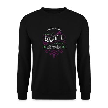 profession health informatics specialist tshirts - Unisex Pullover - Schwarz - Vorne - Alina (178cm) & Michal (187cm)