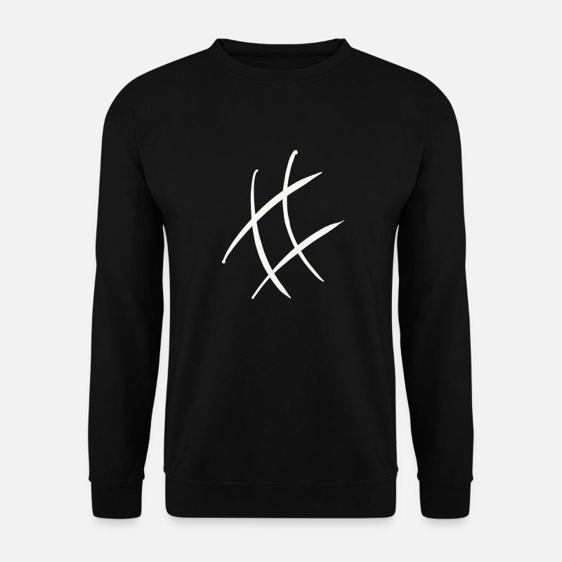 Hashtag blanc - Sweat-shirt Unisexe - noir