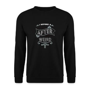 Écrire des livres littéraires Book Lover Novel Drive - Sweat-shirt Unisexe - noir - Devant - Alina (178cm) & Michal (187cm)