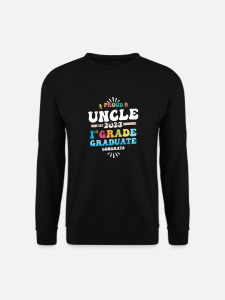 Stolzer Onkel einer 1. Klasse von 2023 - Unisex Pullover - Schwarz