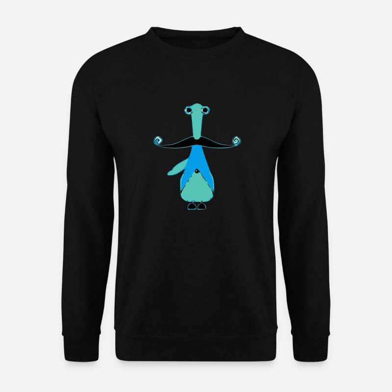 Lida der Schnurrbart - Unisex Pullover - Schwarz