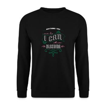 blague geek femme une femme endroit génial drôle - Sweat-shirt Unisexe - noir - Devant - Alina (178cm) & Michal (187cm)