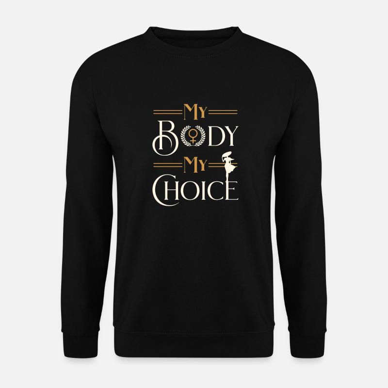 My Body My Choice Brilion - Unisex Pullover - Schwarz