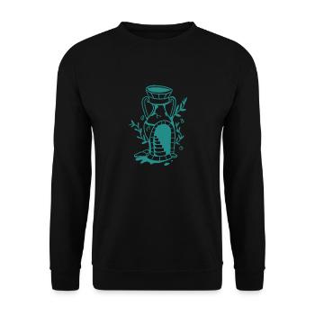 Vers l’infini et au delà - Sweat-shirt Unisexe - noir - Devant - Alina (178cm) & Michal (187cm)