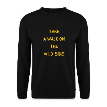 Faites une promenade du côté sauvage - Promenade - Page - Sweat-shirt Unisexe - noir - Devant - Alina (178cm) & Michal (187cm)