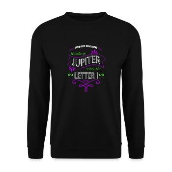 T-shirt d’astronomie des planètes en apesanteur génial - Sweat-shirt Unisexe - noir - Devant - Alina (178cm) & Michal (187cm)