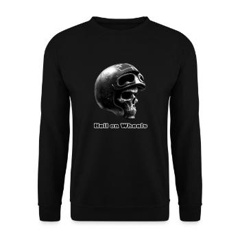 Hell on wheels - Unisex Sweatshirt - black - Front - Alina (178cm) & Michal (187cm)