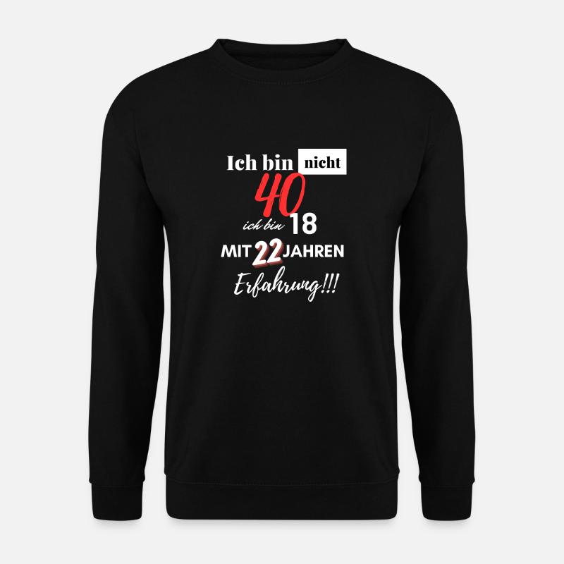 Ich bin - Unisex Pullover - Schwarz