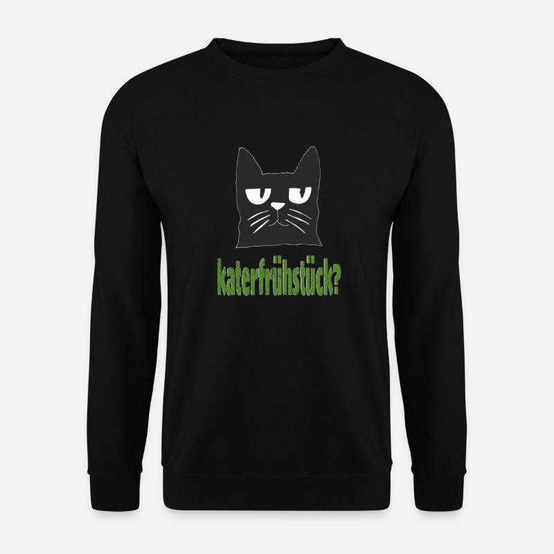 katerfrühstück - Unisex Pullover - Schwarz