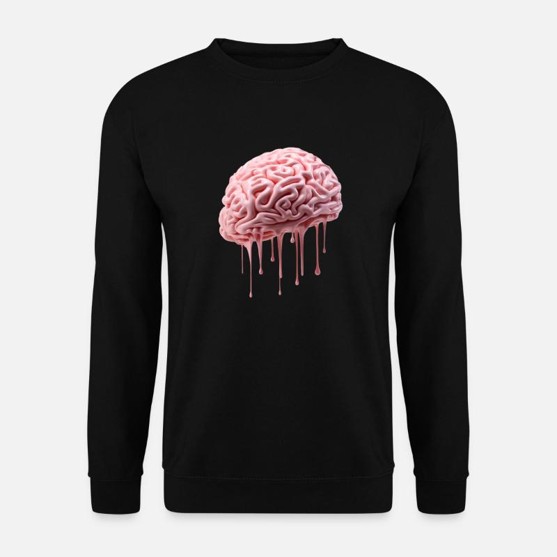 Melting Brain - Unisex Sweatshirt - black