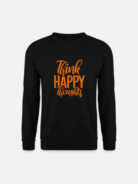 Positive Attitude Happiness Therapy - Unisex Sweatshirt - black