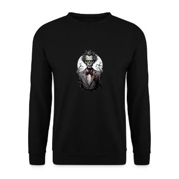 ZOMBIE in costume 4 - Unisex Sweatshirt - black - Front - Alina (178cm) & Michal (187cm)