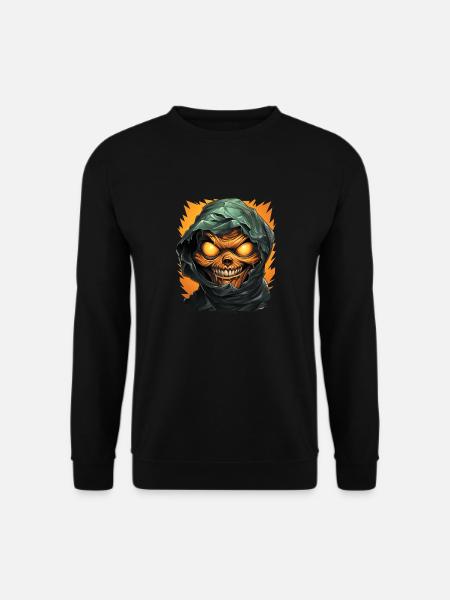 Halloween Spooky Cartoon Mummy - Unisex Sweatshirt - black