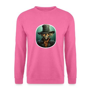 Scarecrow Halloween Cartoon Scary Scarecrow - Unisex Pullover - Pink - Vorne