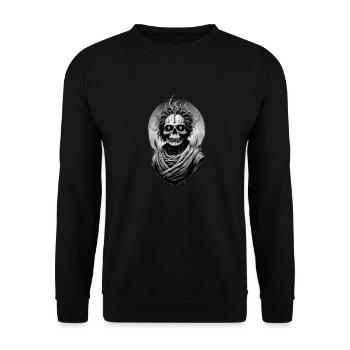 portrait d une momie 9 - Sweat-shirt Unisexe - noir - Devant - Alina (178cm) & Michal (187cm)