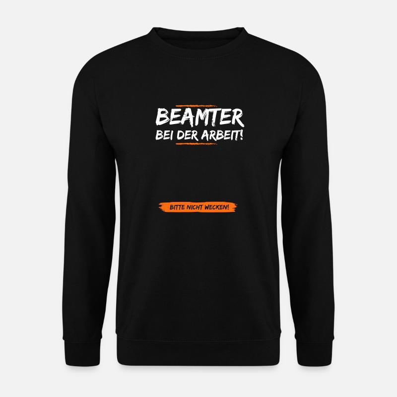 Der Schlafende Beamte - Unisex Pullover - Schwarz