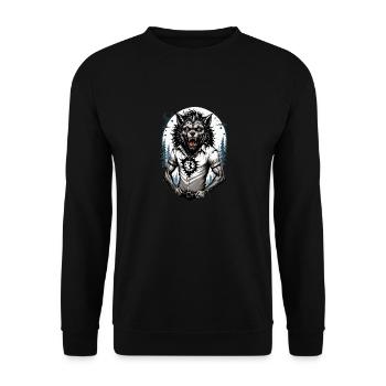 WEREWOLF teen 11 - Unisex Sweatshirt - black - Front - Alina (178cm) & Michal (187cm)