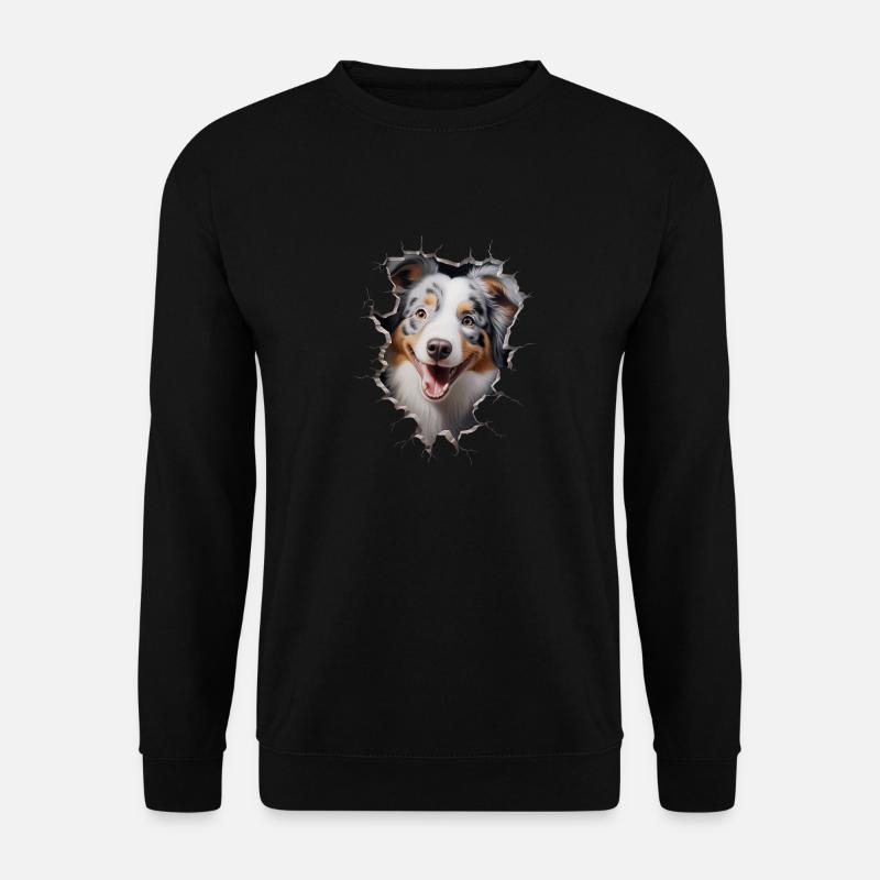 Australian Shepherd Owner - Perfect Aussie - Unisex Pullover - Schwarz