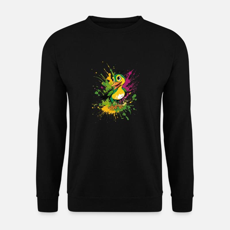 Fröhlichen Entlein - Unisex Pullover - Schwarz