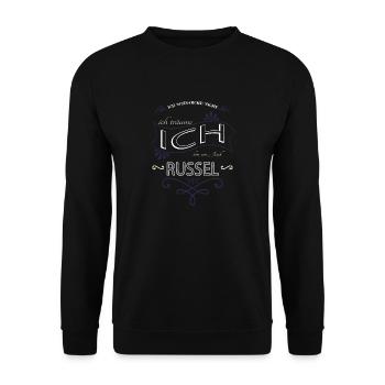 bday lieblingshund terrier bluthund bullterrier - Unisex Pullover - Schwarz - Vorne - Alina (178cm) & Michal (187cm)