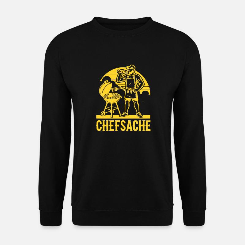 Grillen - Unisex Pullover - Schwarz