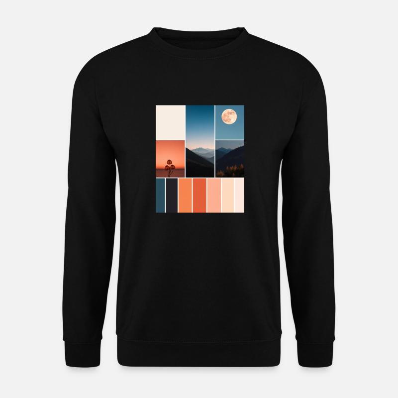 Montagnes - Sweat-shirt Unisexe - noir