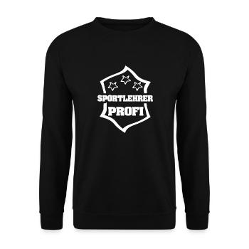 Occupation: Physical Education Teacher - Unisex Sweatshirt - black - Front - Alina (178cm) & Michal (187cm)