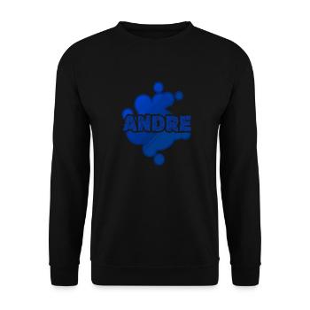 Andre - Unisex Sweatshirt - black - Front - Alina (178cm) & Michal (187cm)