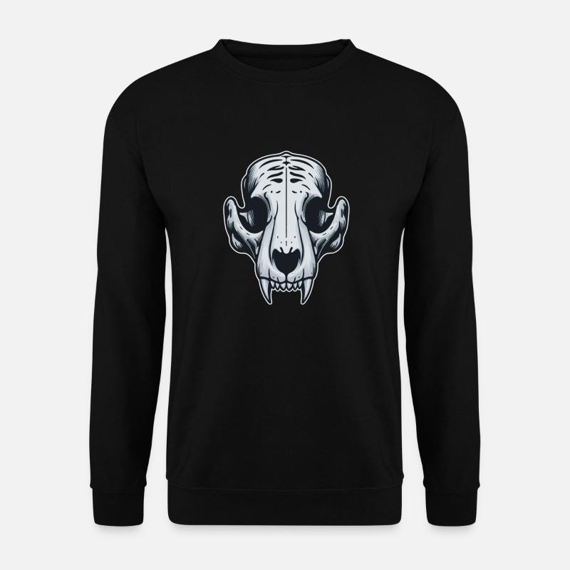 Tiger skull - Unisex Sweatshirt - black