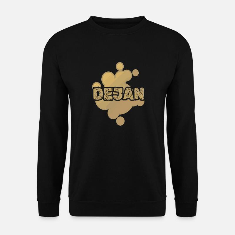 First name Dejan - Unisex Sweatshirt - black