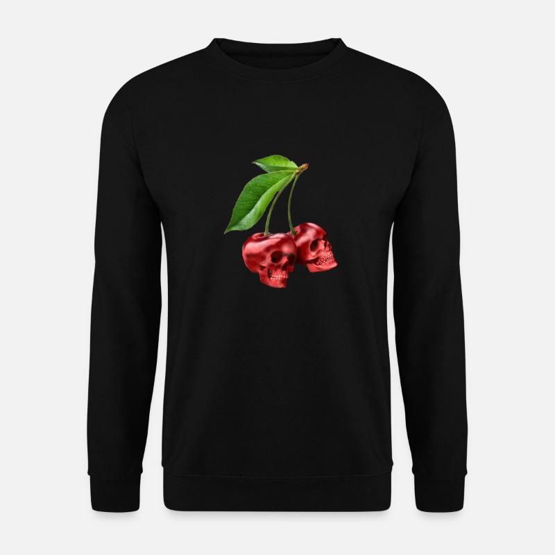 Cherries Skulls Cherry Skull - Unisex Sweatshirt - black