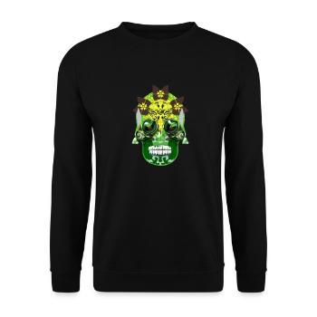 Crâne 6 - Sweat-shirt Unisexe - noir - Devant - Alina (178cm) & Michal (187cm)