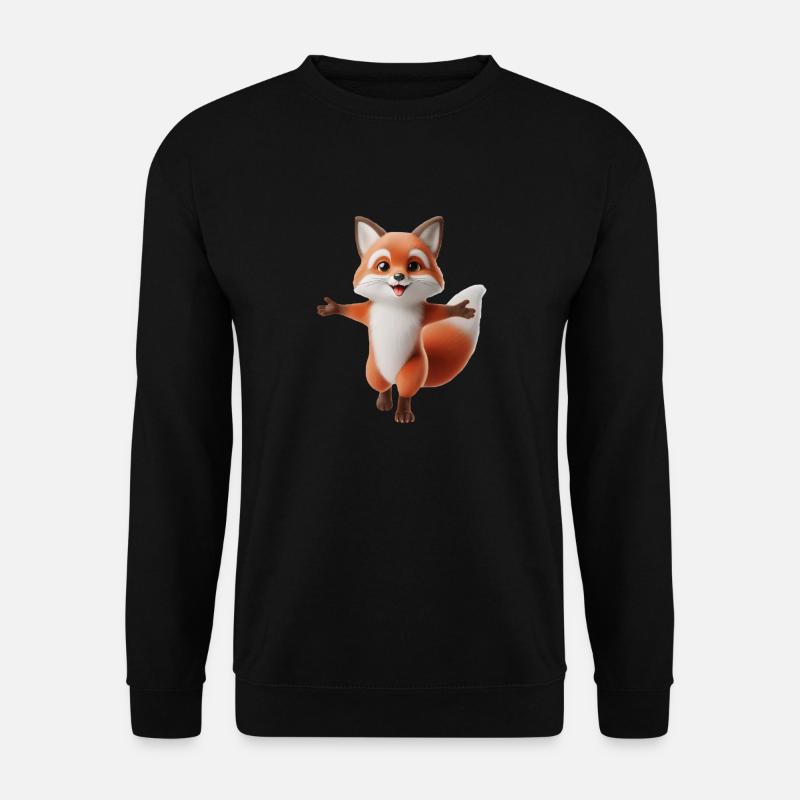 Fuchs 2 - Unisex Pullover - Schwarz