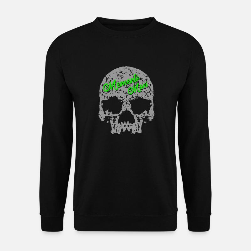 Memento Mori Skull - Unisex Sweatshirt - black