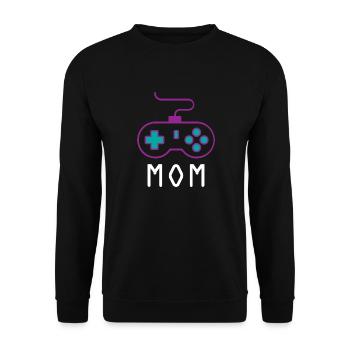 Maman Gamer - Sweat-shirt Unisexe - noir - Devant - Alina (178cm) & Michal (187cm)