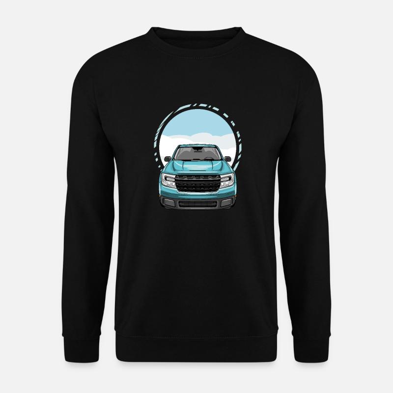 Vue de face du pick-up - Sweat-shirt Unisexe - noir