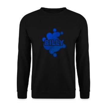 Gift for Billy - Unisex Sweatshirt - black - Front - Alina (178cm) & Michal (187cm)