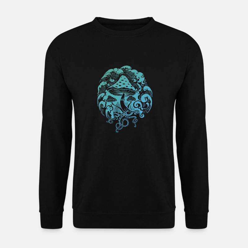 Champignon Octopus Octopus - Sweat-shirt Unisexe - noir