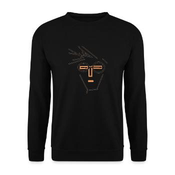 Ivan Antonio - Sweat-shirt Unisexe - noir - Devant - Alina (178cm) & Michal (187cm)