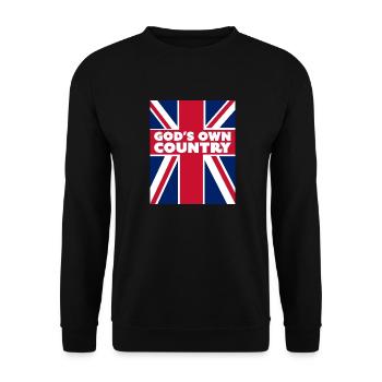God's Own Country - Unisex Sweatshirt - black - Front - Alina (178cm) & Michal (187cm)