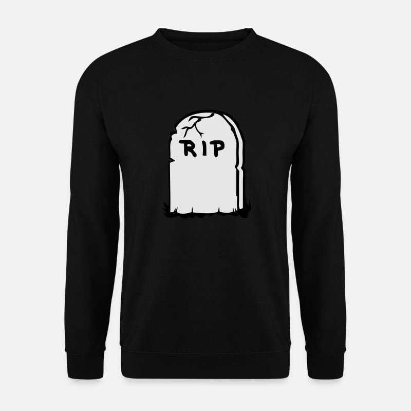 Grabstein - Unisex Pullover - Schwarz
