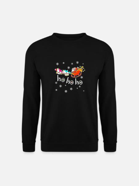 Einhorn Santa jul Unicorn - Unisex sweater - sort