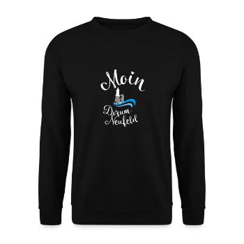 Moin Dorum-Neufeld Vacation Wurster North Sea Coast - Unisex Sweatshirt - black - Front - Alina (178cm) & Michal (187cm)