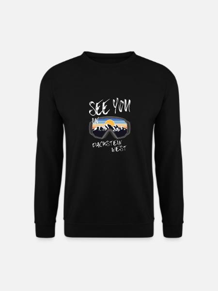 Dachstein West Ski Snowboarden Österreich - Unisex Pullover - Schwarz