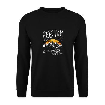 Gitschberg Jochtal snowboard Ski randonnée - Sweat-shirt Unisexe - noir - Devant - Alina (178cm) & Michal (187cm)