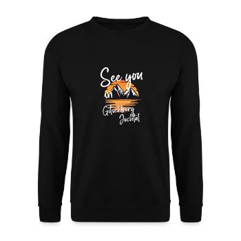 Gitschberg Jochtal snowboard Ski randonnée - Sweat-shirt Unisexe - noir - Devant - Alina (178cm) & Michal (187cm)