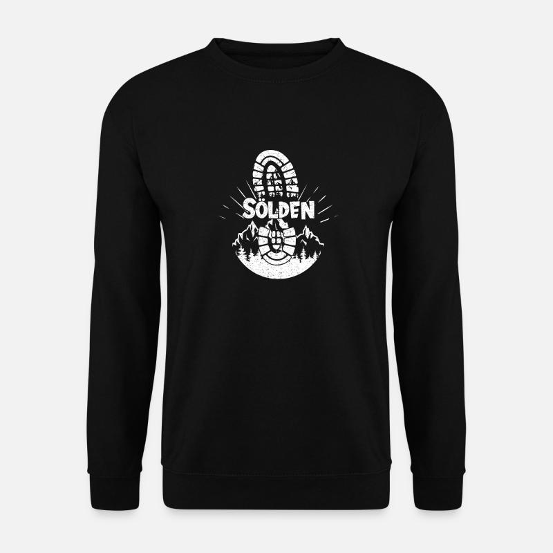 Sölden Skifahren Tirol Snowboarden Österreich - Unisex Pullover - Schwarz
