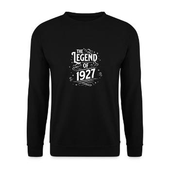 La légende de l’anniversaire de 1927 - Sweat-shirt Unisexe - noir - Devant - Alina (178cm) & Michal (187cm)
